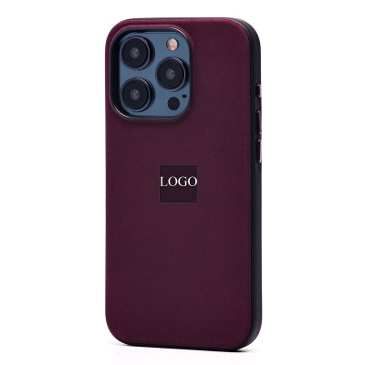 Чехол-накладка для Apple iPhone 15 Pro (багровый) ORG FineW SafeMag