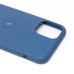 Чехол-накладка для Apple iPhone 11 Pro Max (синий) ORG Full Soft Touch