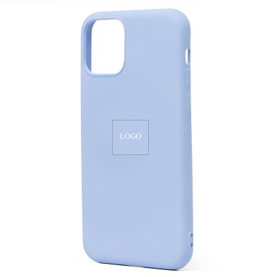 Чехол-накладка для Apple iPhone 11 Pro Max (голубой) ORG Full Soft Touch