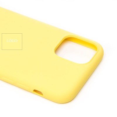 Чехол-накладка для Apple iPhone 11 Pro Max (желтый) ORG Full Soft Touch