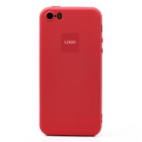 Чехол-накладка для Apple iPhone SE (бордовый) ORG Full Soft Touch