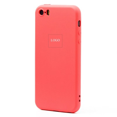Чехол-накладка для Apple iPhone SE (коралловый) ORG Full Soft Touch