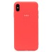 Чехол-накладка для Apple iPhone XS Max (коралловый) ORG Full Soft Touch