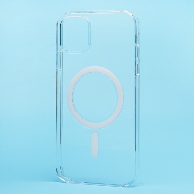 Чехол-накладка для Apple iPhone 11 (прозрачный) ORG PC Clear Case SafeMag