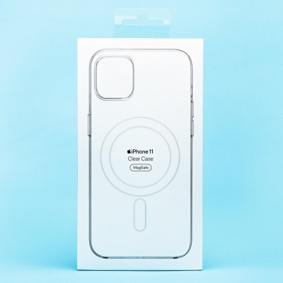 Чехол-накладка для Apple iPhone 11 (прозрачный) ORG PC Clear Case SafeMag