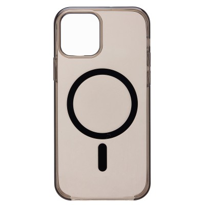 Чехол-накладка для Apple iPhone 12 (черный) ORG PC Clear Case SafeMag