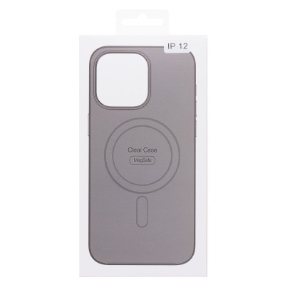 Чехол-накладка для Apple iPhone 12 (черный) ORG PC Clear Case SafeMag