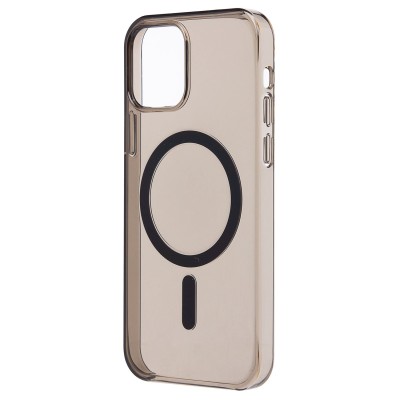 Чехол-накладка для Apple iPhone 12 (черный) ORG PC Clear Case SafeMag