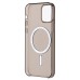 Чехол-накладка для Apple iPhone 12 (черный) ORG PC Clear Case SafeMag