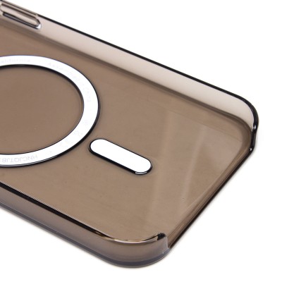 Чехол-накладка для Apple iPhone 12 (черный) ORG PC Clear Case SafeMag