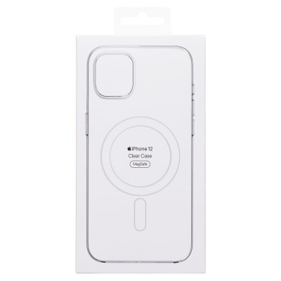 Чехол-накладка для Apple iPhone 12 (прозрачный) ORG PC Clear Case SafeMag