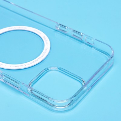 Чехол-накладка для Apple iPhone 12 (прозрачный) ORG PC Clear Case SafeMag