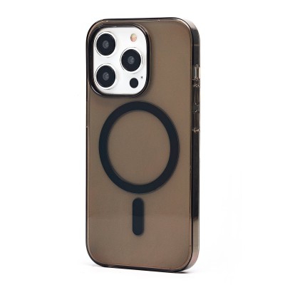Чехол-накладка для Apple iPhone 14 Pro (черный) ORG PC Clear Case SafeMag