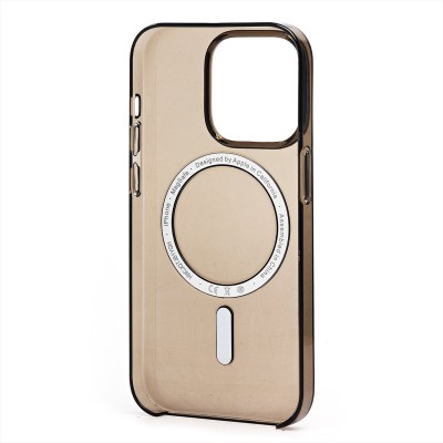 Чехол-накладка для Apple iPhone 14 Pro (черный) ORG PC Clear Case SafeMag