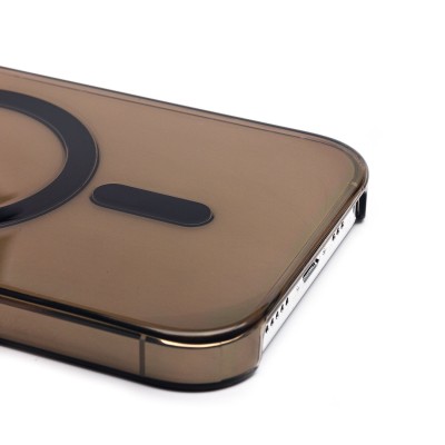 Чехол-накладка для Apple iPhone 14 Pro (черный) ORG PC Clear Case SafeMag