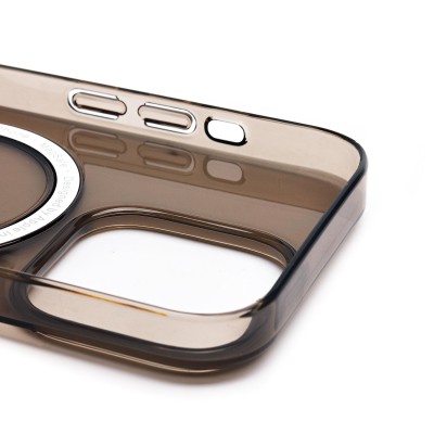 Чехол-накладка для Apple iPhone 14 Pro (черный) ORG PC Clear Case SafeMag