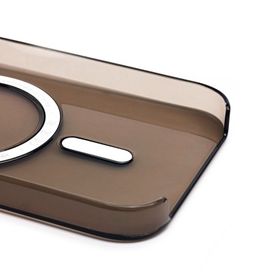 Чехол-накладка для Apple iPhone 14 Pro (черный) ORG PC Clear Case SafeMag