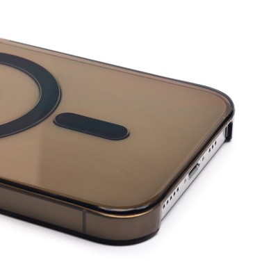 Чехол-накладка для Apple iPhone 13 (черный) ORG PC Clear Case SafeMag