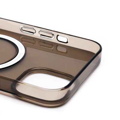 Чехол-накладка для Apple iPhone 13 (черный) ORG PC Clear Case SafeMag