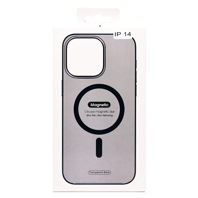 Чехол-накладка для Apple iPhone 13 (черный) ORG PC Clear Case SafeMag