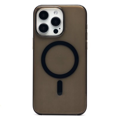 Чехол-накладка для Apple iPhone 15 Pro Max (черный) ORG PC Clear Case SafeMag