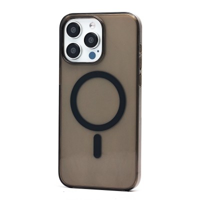 Чехол-накладка для Apple iPhone 15 Pro Max (черный) ORG PC Clear Case SafeMag