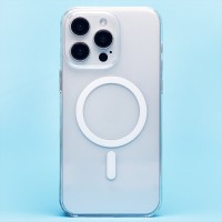 Чехол-накладка для Apple iPhone 15 Pro Max (прозрачный) ORG PC Clear Case SafeMag