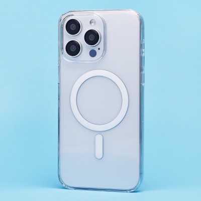 Чехол-накладка для Apple iPhone 15 Pro Max (прозрачный) ORG PC Clear Case SafeMag