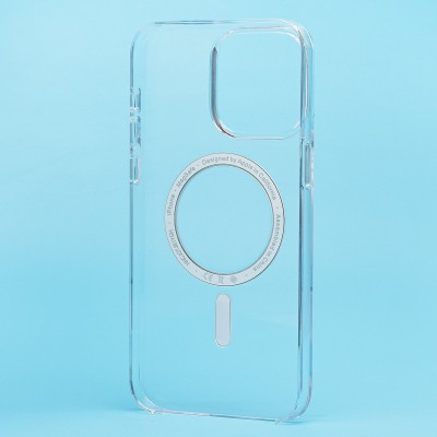 Чехол-накладка для Apple iPhone 15 Pro Max (прозрачный) ORG PC Clear Case SafeMag