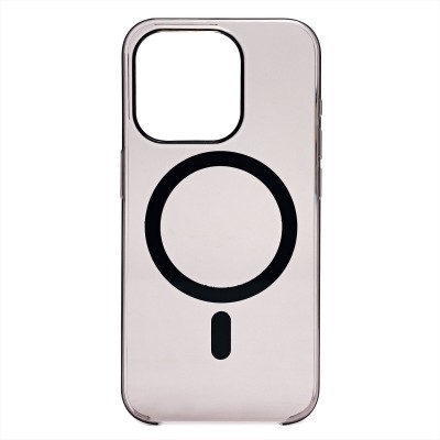 Чехол-накладка для Apple iPhone 15 Pro (черный) ORG PC Clear Case SafeMag