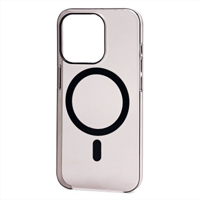 Чехол-накладка для Apple iPhone 15 Pro (черный) ORG PC Clear Case SafeMag