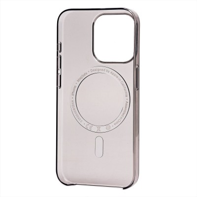 Чехол-накладка для Apple iPhone 15 Pro (черный) ORG PC Clear Case SafeMag