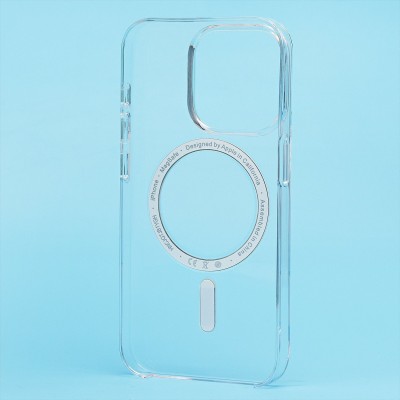 Чехол-накладка для Apple iPhone 15 Pro (прозрачный) ORG PC Clear Case SafeMag
