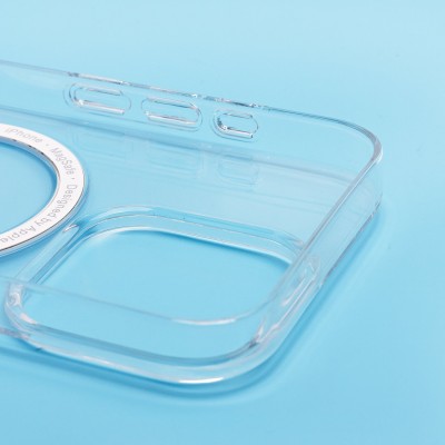 Чехол-накладка для Apple iPhone 15 Pro (прозрачный) ORG PC Clear Case SafeMag