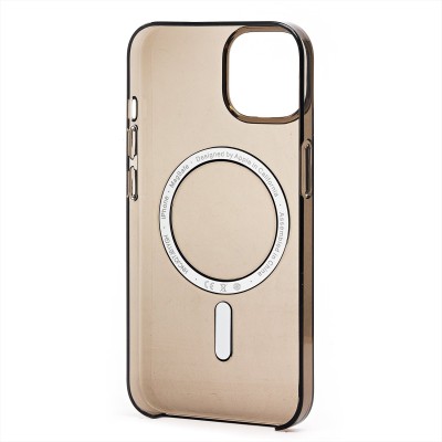 Чехол-накладка для Apple iPhone 15 (черный) ORG PC Clear Case SafeMag