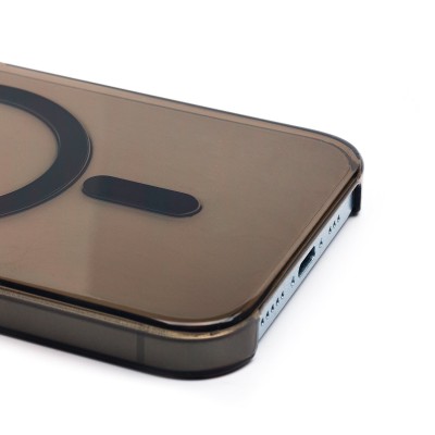 Чехол-накладка для Apple iPhone 15 (черный) ORG PC Clear Case SafeMag