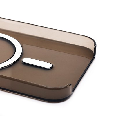 Чехол-накладка для Apple iPhone 15 (черный) ORG PC Clear Case SafeMag