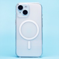 Чехол-накладка для Apple iPhone 15 (прозрачный) ORG PC Clear Case SafeMag