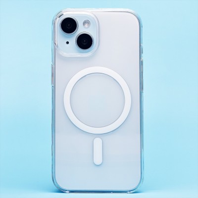 Чехол-накладка для Apple iPhone 15 (прозрачный) ORG PC Clear Case SafeMag
