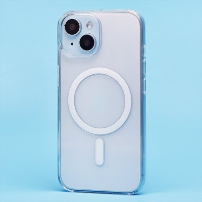 Чехол-накладка для Apple iPhone 15 (прозрачный) ORG PC Clear Case SafeMag
