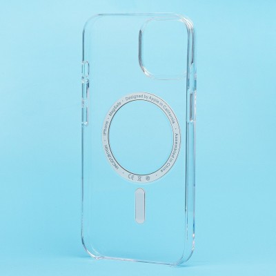 Чехол-накладка для Apple iPhone 15 (прозрачный) ORG PC Clear Case SafeMag