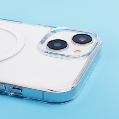 Чехол-накладка для Apple iPhone 15 (прозрачный) ORG PC Clear Case SafeMag