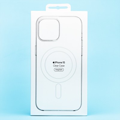 Чехол-накладка для Apple iPhone 15 (прозрачный) ORG PC Clear Case SafeMag