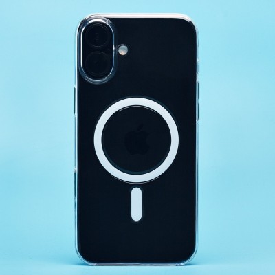 Чехол-накладка для Apple iPhone 16 Plus (прозрачный) ORG PC Clear Case SafeMag