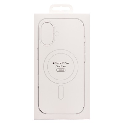 Чехол-накладка для Apple iPhone 16 Plus (прозрачный) ORG PC Clear Case SafeMag