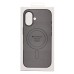 Чехол-накладка для Apple iPhone 16 Plus (прозрачный/черный) ORG PC Clear Case SafeMag