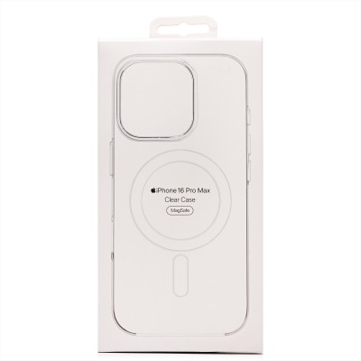 Чехол-накладка для Apple iPhone 16 Pro Max (прозрачный) ORG PC Clear Case SafeMag