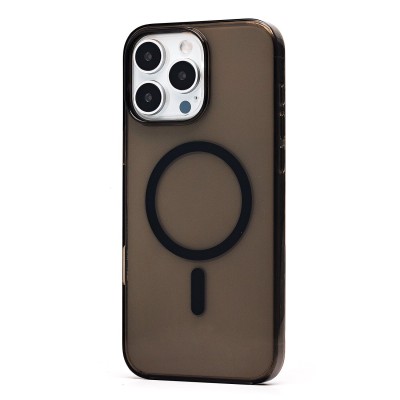 Чехол-накладка для Apple iPhone 16 Pro Max (прозрачный/черный) ORG PC Clear Case SafeMag