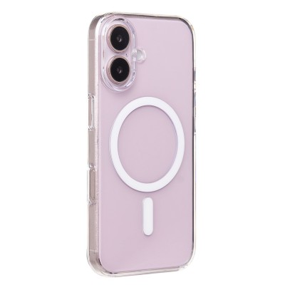 Чехол-накладка для Apple iPhone 16 (прозрачный) ORG PC Clear Case SafeMag