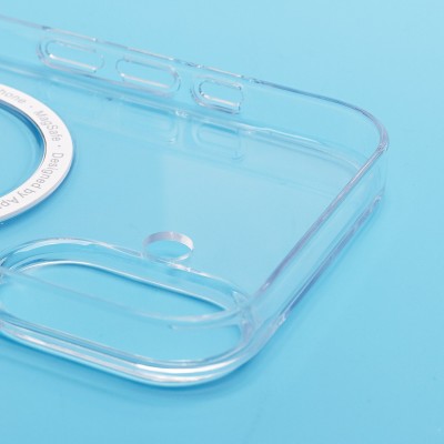 Чехол-накладка для Apple iPhone 16 (прозрачный) ORG PC Clear Case SafeMag